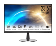 MSI 23.8'' PRO MP242C Czarny - 1079045 - zdjęcie 1